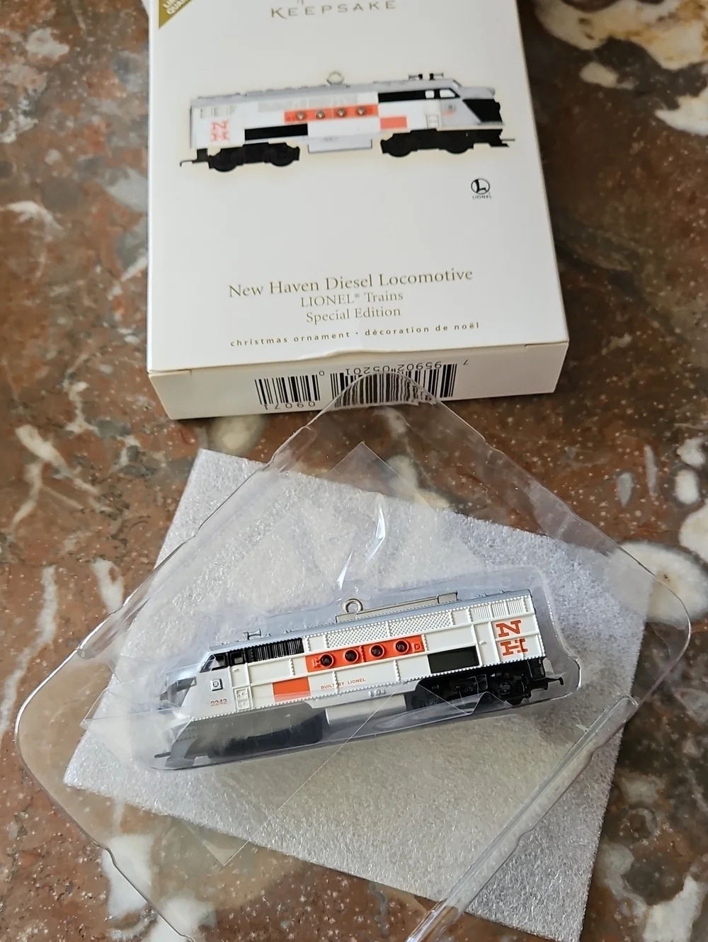 Vintage NWT 2000's Hallmark Lionel Train Ornaments Set Of Four